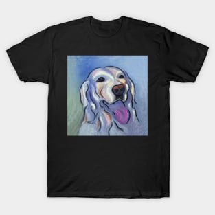 Yellow Labrador Retriever Abstract T-Shirt